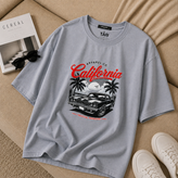 تیشرت باکسی طرح موستانگ TAN - کالکشن The Vintage Club، نخ پنبه